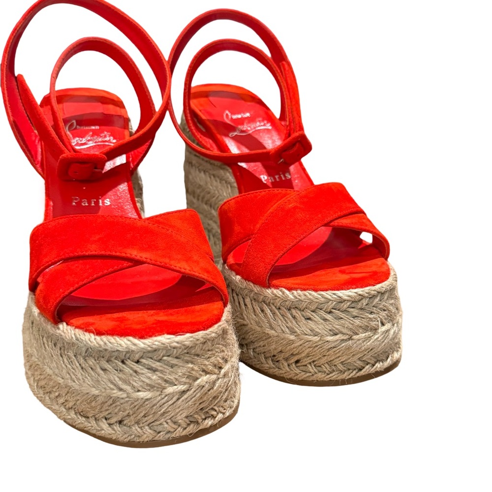 Christian Louboutin Mariza Zeppa 130 Sandals - Picture 3 of 4